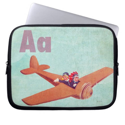 A is for Airplane Laptop Sleeve