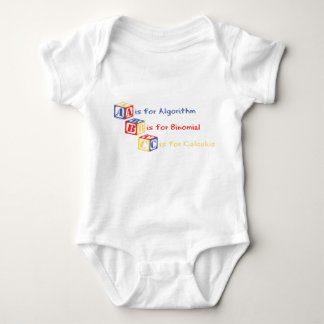 A is for Algorithm Baby Bodysuit
