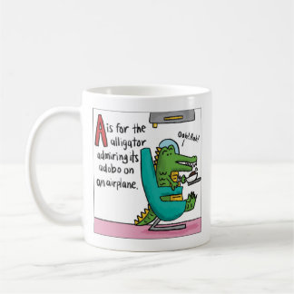 A is for Alligator Adobo T-Shirt Coffee Mug