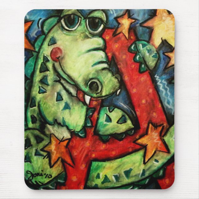 A is for Alligator Mouse Pad (Front)