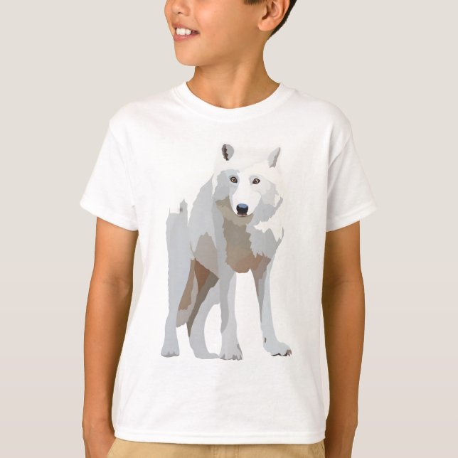 A is for Arctic Wolf T-Shirt (Front)