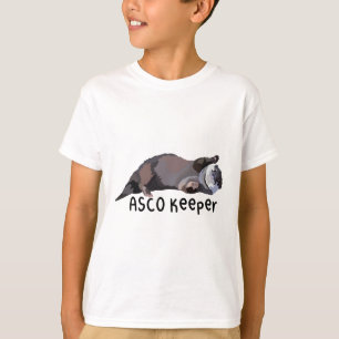 A is for Asian Short Clawed Otter Keeper T-Shirt