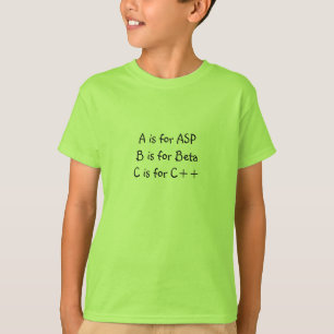 A is for ASP T-Shirt