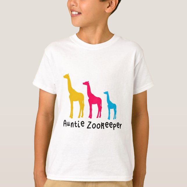 A is for Auntie Zookeeper T-Shirt (Front)