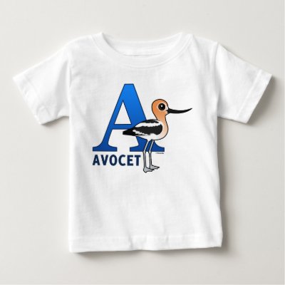 A is for Avocet Baby T-Shirt
