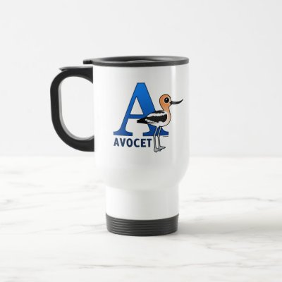 A is for Avocet Travel Mug