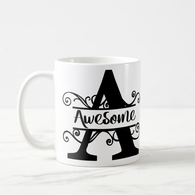 A is for Awesome! Coffee Mug (Left)