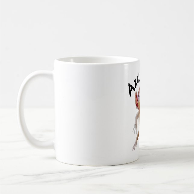 A is for Axolotl Coffee Mug (Left)
