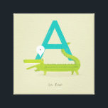 A is for... canvas print<br><div class="desc">Looks great in a bedroom!</div>