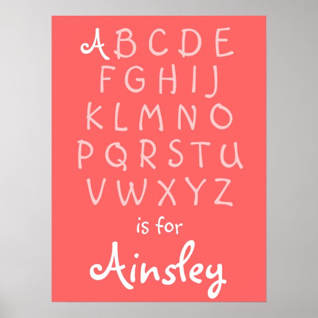 A is for poster (Front)