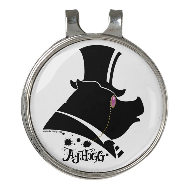 A. J. HOGG GOLF BALL MARKER - HAT CLIP (Front)
