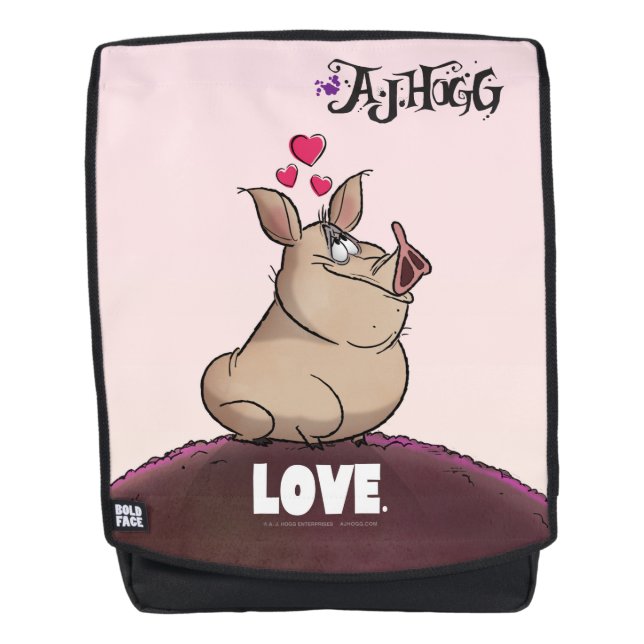 A. J. HOGG "LOVE" BACKPACK (Front)