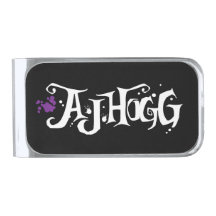 A. J. HOGG SILVER FINISH MONEY CLIP