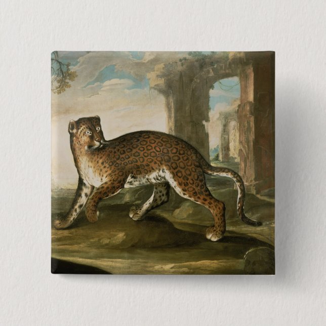 A Jaguar Pinback Button (Front)