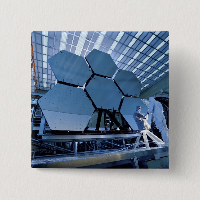 A James Webb Space Telescope array Button (Front)