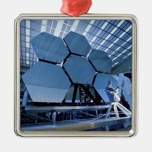 A James Webb Space Telescope array Metal Ornament (Front)