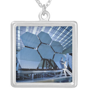 A James Webb Space Telescope array Silver Plated Necklace
