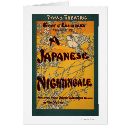 A Japanese Nightingale Theatrical Play Poster (Front)