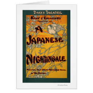 A Japanese Nightingale Theatrical Play Poster Cards