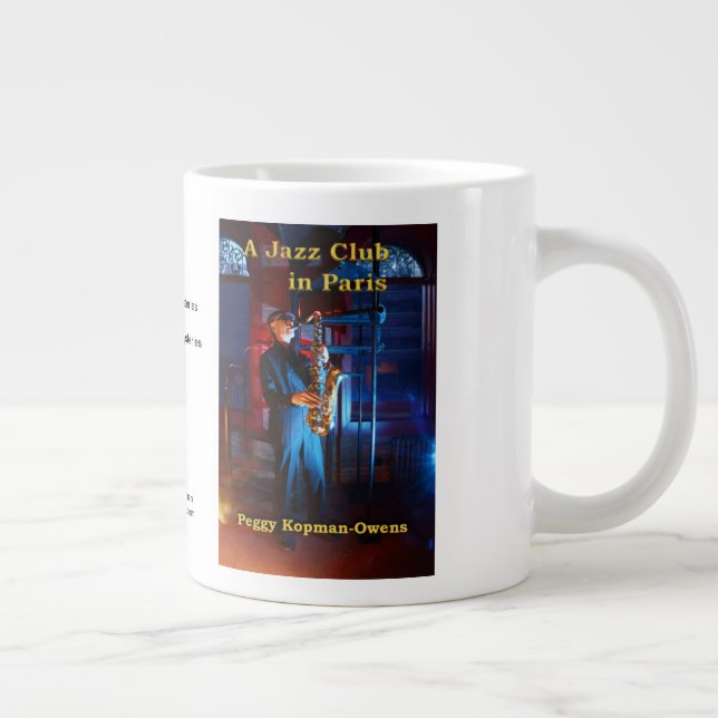 "A Jazz Club in Paris" Giant Coffee Mug (Right)