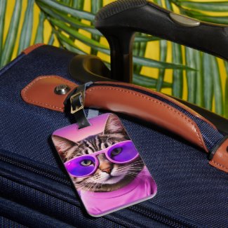  A jazzy cat in  lavender field 