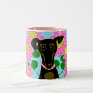 A Jazzy Day Two-Tone Coffee Mug