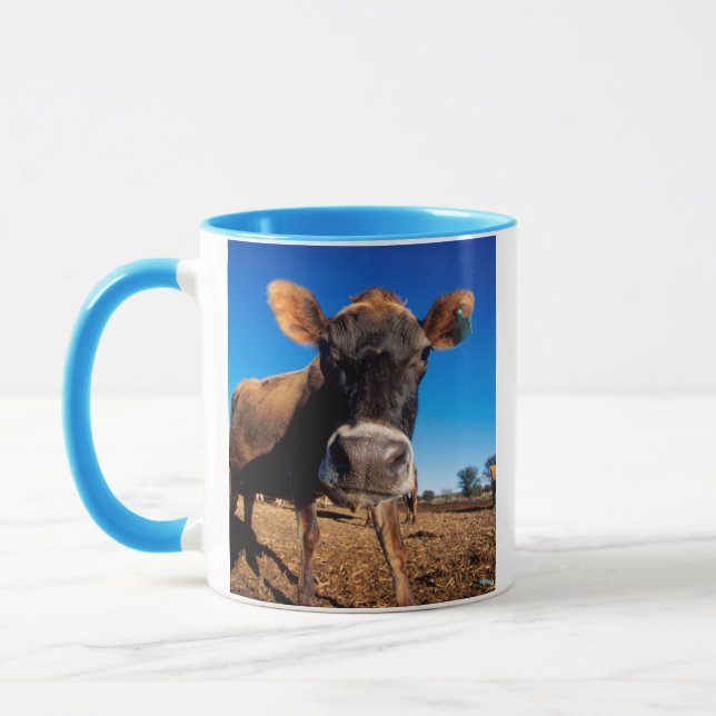 A Jersey cow being inquisitive Mug (Left)