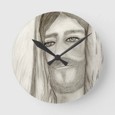A Jesus Round Clock