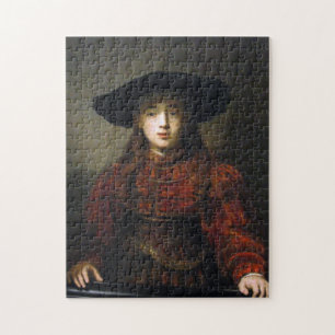A Jewish Bride - Rembrandt - 1641 Jigsaw Puzzle