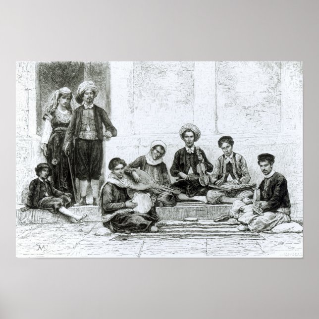 A Jewish Concert, Tlemcen Poster (Front)