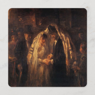 A Jewish Wedding by Jozef Israels - Circa 1903 Card