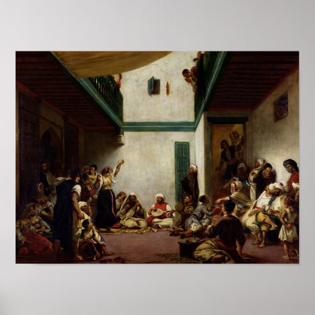 A Jewish wedding in Morocco, 1841 Poster (Front)