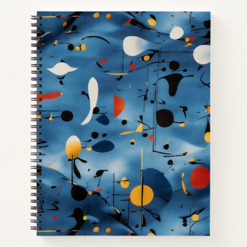 A Joan Mir inspired  Spiral Notebook