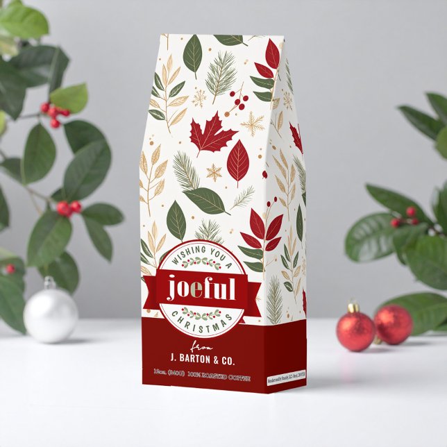 A Joeful Christmas Foliage Pattern ID1115 Roasted Coffee (Creator Uploaded)