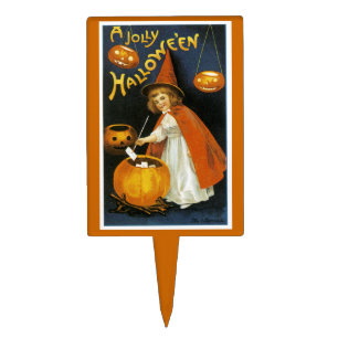 A Jolly Halloween Cake Topper