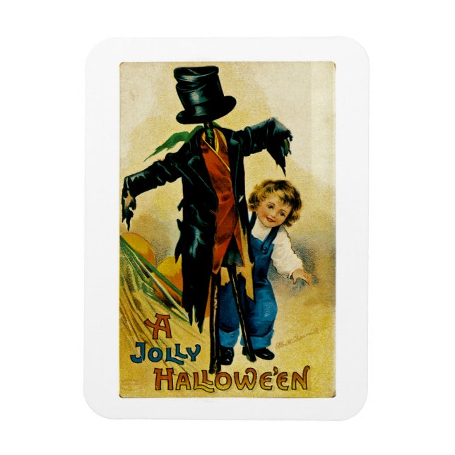 A Jolly Halloween Magnet (Vertical)