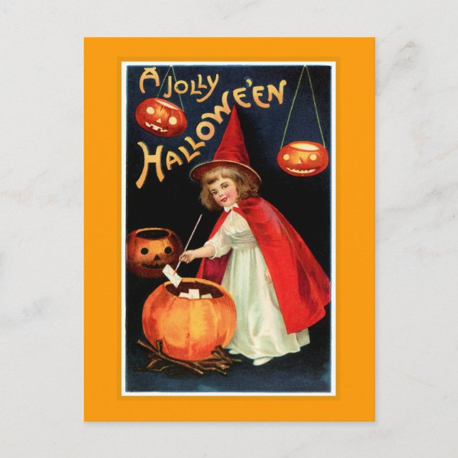 A Jolly Halloween Postcard (Front)