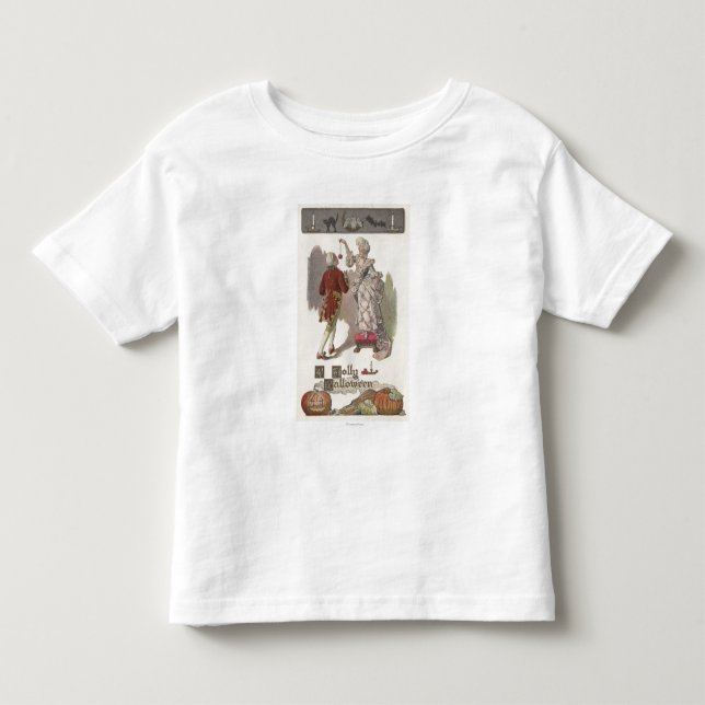 A Jolly HalloweenRestoration Dressed Couple Toddler T-shirt (Front)