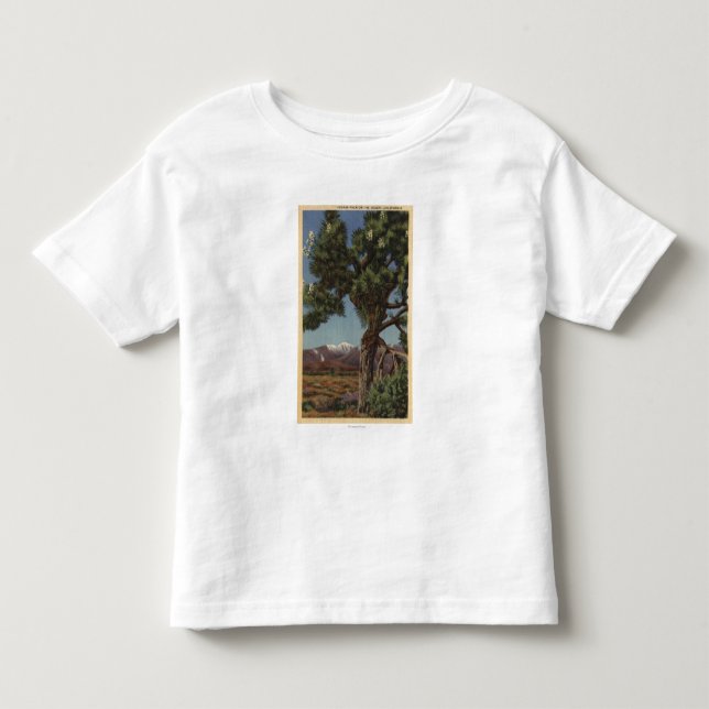A Joshua Palm in Bloom in Californian Desert Toddler T-shirt (Front)