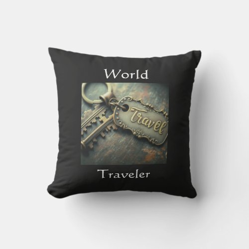 A Journey in Your Pocket Outdoor Pillow