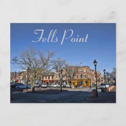 A Journey Into Fells Point Postcard