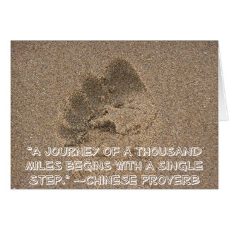 "A journey of a thousand...