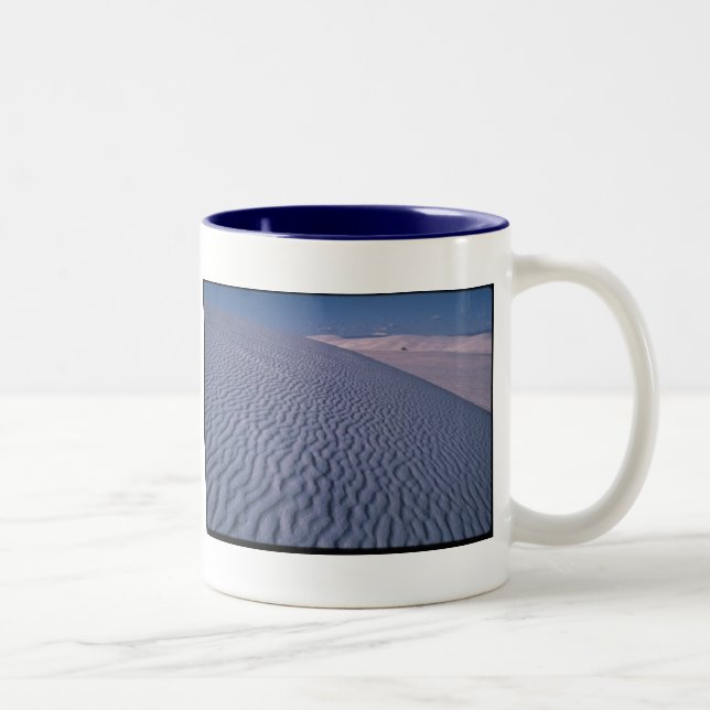 A journey of a thousand miles begins ... Two-Tone coffee mug (Right)