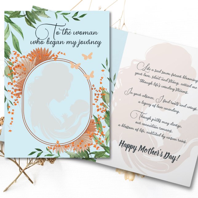 A Journey of Gratitude Birth Mother's Day Holiday Card (Creator Uploaded)