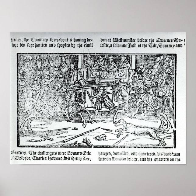 A Jousting Tournament Poster (Front)