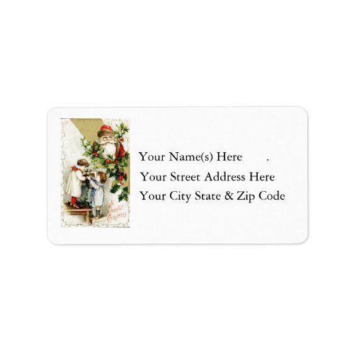 A Joyful Christmas Address Label