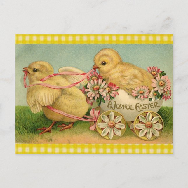 A Joyful Easter Holiday Postcard (Front)