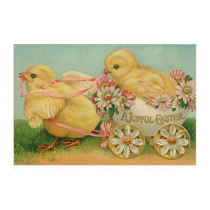 "A Joyful Easter" VIntage Postcard, ca. 1915 Acrylic Print