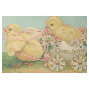 "A Joyful Easter" VIntage Postcard, ca. 1915 Gallery Wrap
