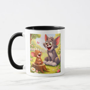 A Joyful Pause in the Garden Mug